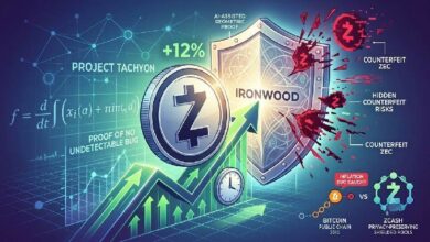 ZEC يرتفع مع اقتراب Zcash من اختراق ضد مخاطر التزوير الخفية