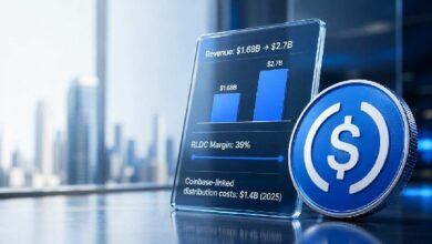 زيادة USDC بنسبة 72% تكشف الحقيقة المكلفة وراء هيمنة عملة Circle المستقرة