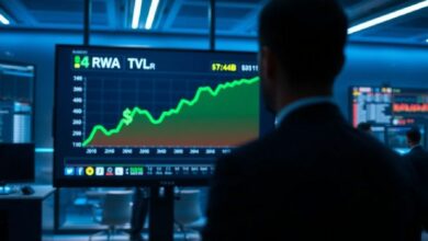 إجمالي القيمة المقفلة في قطاع الأصول الحقيقية اللامركزية يقفز 200% إلى 7.44 مليار دولار، متحدياً تباطؤ السوق الأوسع