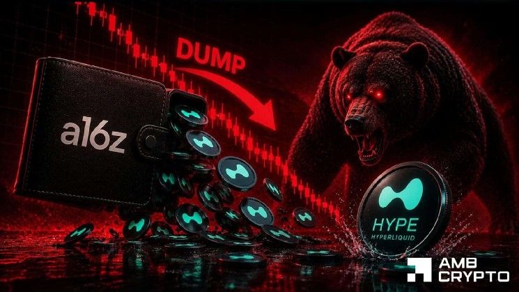 هيبرليكويد: محفظة مرتبطة بـ 16z تودع 30 مليون دولار من HYPE – ما التالي؟