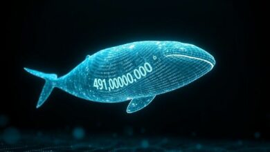 تحويل ضخم بقيمة 491 مليون دولار من USDT إلى Aave يثير تكهنات حول سيولة التمويل اللامركزي