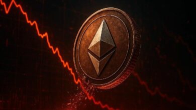 سعر الإيثريوم اليوم: ETH أقل بنسبة 30% من المتوسط المتحرك لـ200 يوم عند 1,620 دولارًا