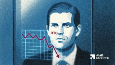 "التكديس مستمر".. إريك ترامب غير مكترث رغم خسارة 600 مليون دولار في مشروع بيتكوين