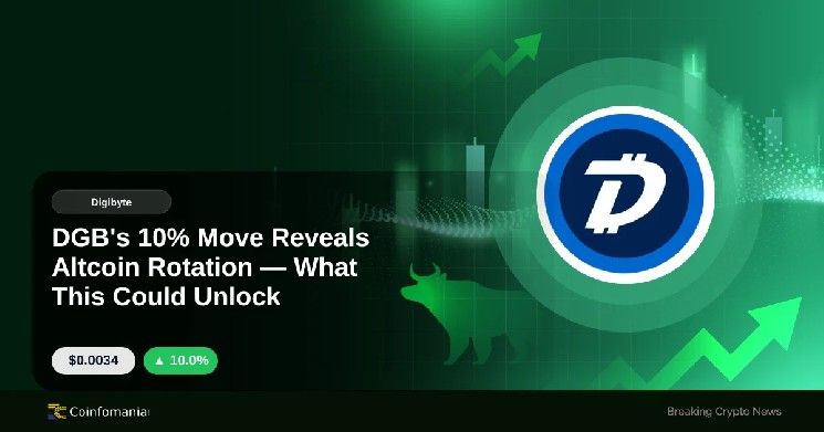 حركة DGB بنسبة 10% تكشف عن تدوير العملات البديلة — ما الذي قد يفتحه هذا