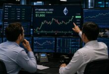 إيثريوم تقترب من 1,800 دولار مع اختبار الثيران لمقاومة رئيسية