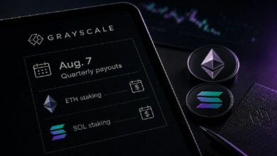 جرايسكيل تُعد لمواجهة ربع سنوية بين رهانات إيثريوم وسولانا