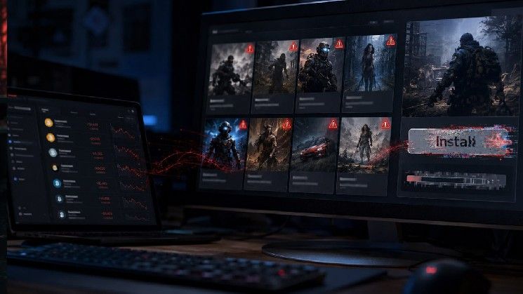 عنوان مترجم: برمجيات خبيثة للعملات الرقمية في 8 ألعاب على Steam تسرق الرموز بعد ترك أثر على توصيلات أوبر إيتس