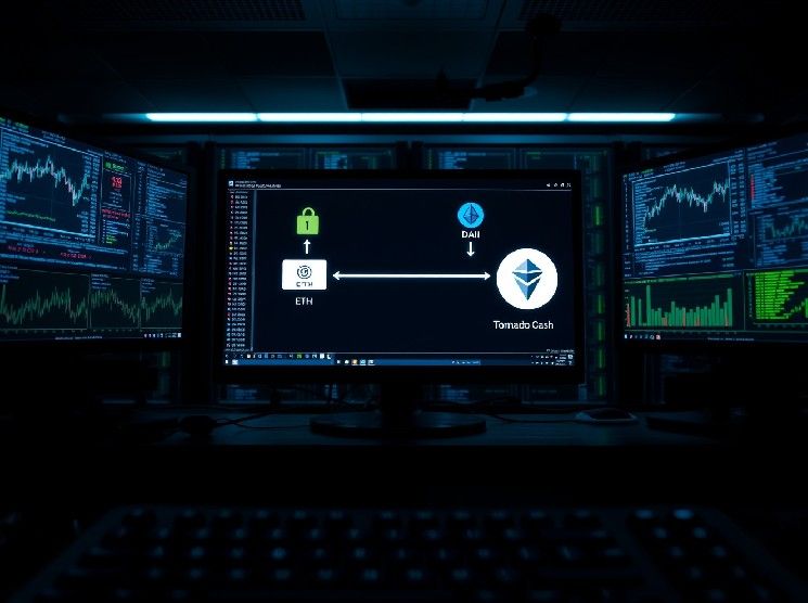 UXLINK هاكر يحوّل 10.5 مليون دولار DAI إلى ETH ويُحوّل الأموال إلى Tornado Cash