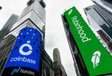 صراع كوين بيز وروبينهود على المرحلة القادمة من العملات الرقمية مع اقتراب نتائج الأرباح