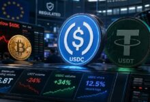 انخفاض بيتكوين بنسبة 14% في الربع الثاني مع تقلص سوق العملات المستقرة لأول مرة منذ 2023
