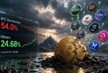 هيمنة البيتكوين تسجل أدنى مستوى في شهر مع انطلاق العملات البديلة الرابحة