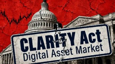 قانون الوضوح (CLARITY Act): فشل هدف يوليو، لكن موعد أغسطس يُبقي مشروع قانون العملات الرقمية حيًا
