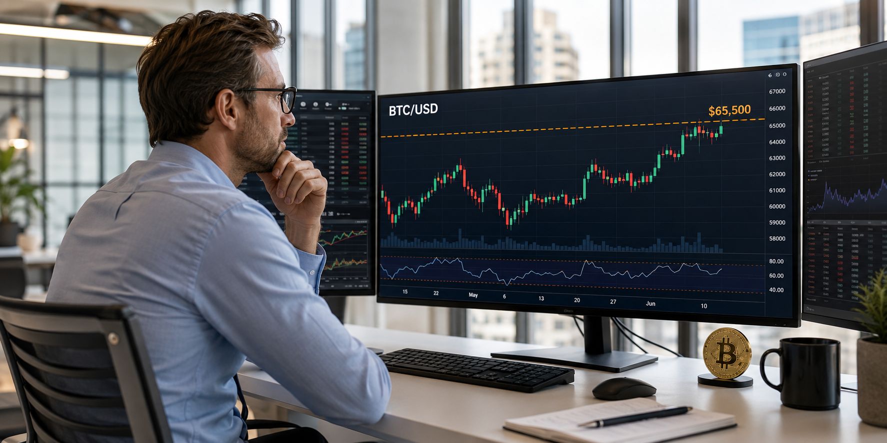 لماذا يظل البيتكوين عالقًا قرب 65,000 دولار رغم تدفقات صناديق الاستثمار المتداولة القوية؟