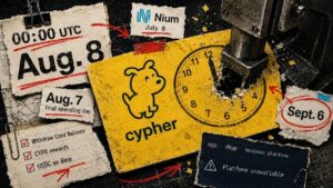 إذا كنت تستخدم بطاقة Cypher أو Osmosis، فستتوقف مدفوعاتك الليلة وقد تختفي المحافظ غير المدعومة معها