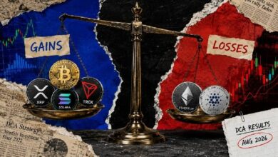 بيتكوين، إكس آر بي، سولانا، ترون تتفوق على إيثيريوم وكاردانو شهريًا منذ 2022 في جذب المستثمرين