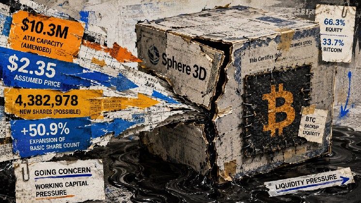 في ظل أزمة سيولة حادة، شركة تعدين البيتكوين Sphere 3D تستعد بهدوء لتخفيف أسهمها بنسبة 50%