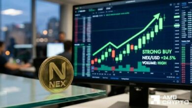 صندوق نيكسوس يقفز 18% مع وصول التمويل إلى 0.0175% – عاملان رئيسيان يغذيان تحرك NEX