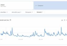 اهتمام الولايات المتحدة بالبيتكوين يهبط إلى أدنى مستوياته منذ 5 سنوات