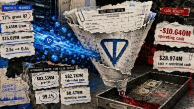 استراتيجية TON تجني 15 مليون دولار من Staking غرام بينما حرق العمليات 10.6 مليون دولار نقدًا