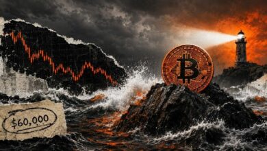 إذا كسر بيتكوين حاجز 62 ألف دولار خلال عطلة نهاية الأسبوع، فإن ضغطًا قصيرًا بقيمة 1.1 مليار دولار يتهيأ لسحب السعر إلى 60 ألف دولار