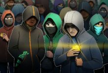 قراصنة كولدكارد يحوّلون 64 بيتكوين و200 إيثريوم إلى خلاطات العملات المشفرة
