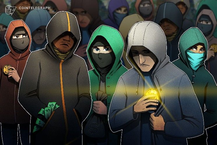 قراصنة كولدكارد يحوّلون 64 بيتكوين و200 إيثريوم إلى خلاطات العملات المشفرة