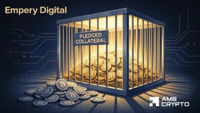 فائض بيتكوين الاحتياطي لدى إمبري ديجيتال يتقلص بعد بيع 1,635 عملة — التفاصيل