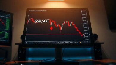 غلاسنود يحذر من خسائر أعمق للبيتكوين إذا فشل دعم 58.5 ألف دولار