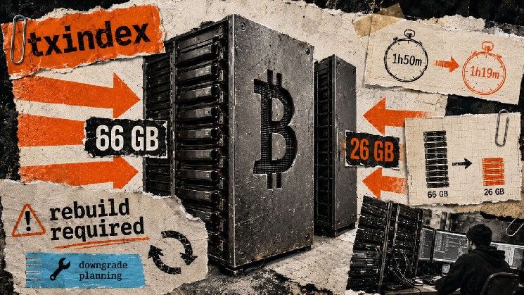 قاعدة بيانات عقد البيتكوين المخفية تقلصت بـ40 جيجابايت، لكن فقط إذا أعاد المشغّلون بنائها