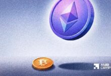 إيثريوم يسجل ارتفاعًا 10% مقابل البيتكوين في يوليو: هل يعيد تكرار سيناريو 2025؟