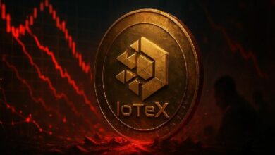 RSI لعملة IoTeX يلامس 75.77 في منطقة ذروة الشراء مع هبوط السوق نحو الخوف