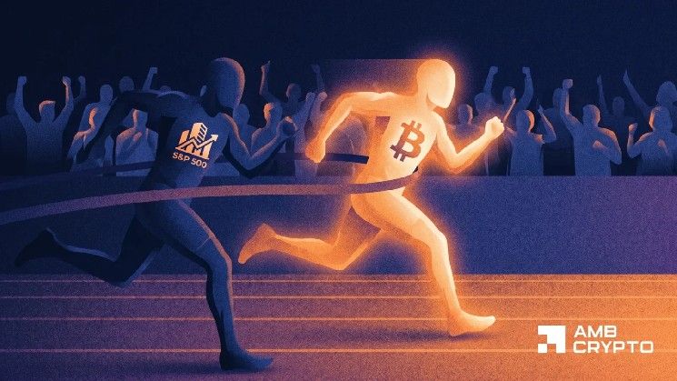 إليك ما يعنيه لحاق البيتكوين بمؤشر S&P 500 لهدف BTC البالغ 90 ألف دولار