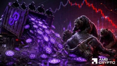 محافظ مرتبطة بـ Polygon تصرّف 18 مليون POL مع ارتفاع المعروض في البورصات: دعم 0.70 دولار على المحك