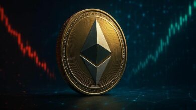 إيثيريوم يعلق عند 1,872 دولار وسط خوف شديد يوازن طفرة رسوم التبادل اللامركزي