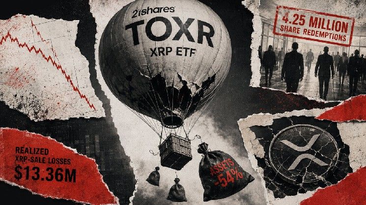 صناديق 21Shares XRP للاستثمار تفقد 54% من أصولها وسط عمليات استرداد بخسارة 13.4 مليون دولار