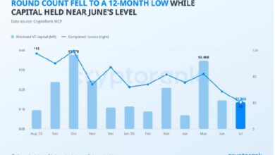 تمويل العملات الرقمية في يوليو 2026