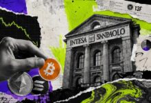 البنك الأكبر في إيطاليا يخفض مراكز بيتكوين المتداولة بنسبة 99% ليتضاعف على إيثيريوم المُعدّة للستيكينغ