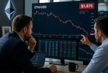 لماذا انخفض سعر إيثريوم دون 1900 دولار بعد خسارة شارب لينك البالغة 394 مليون دولار