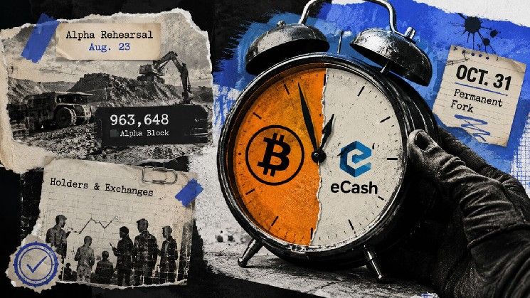 حاملو البيتكوين يواجهون مخاطر الانقسام غير المحسومة مع إطلاق شبكة اختبار eCash الجديدة قبل مهلة أكتوبر