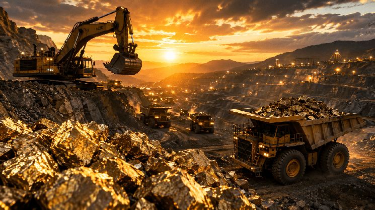 أسهم تعدين الذهب تقفز 43% متجاوزة أفضل شهر لأسهم الرقائق في 2026