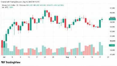 بيتكوين تقفز إلى 65,000 دولار مع تصفية مراكز بيع بقيمة 56 مليون دولار تعاقب المضاربين على الانخفاض