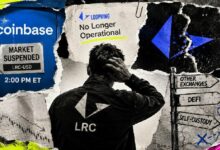 كوينباس توقف تداول لوبرينغ اليوم، وإيجاد مكان آمن لبيع رموز LRC يزداد تعقيدًا