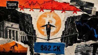 لماذا قد يؤدي انخفاض عطلة نهاية الأسبوع دون 62,500 دولار إلى موجة بيع للبيتكوين نحو 58,500 دولار