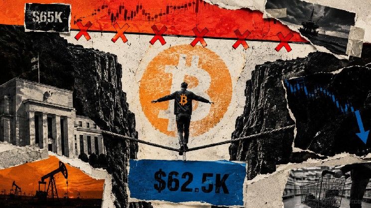 لماذا قد يؤدي انخفاض عطلة نهاية الأسبوع دون 62,500 دولار إلى موجة بيع للبيتكوين نحو 58,500 دولار