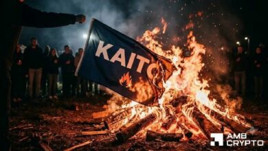 KAITO ينهار 32.8% في أسبوع – تصفية المراكز الطويلة مع هيمنة حجم البيع