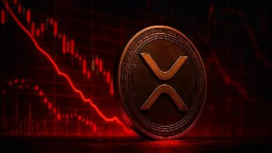 XRP عالق عند 1.07 دولار دون كل المتوسطات الرئيسية — هل 1.05 دولار هي المحطة التالية؟
