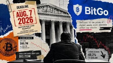مستثمرو BitGo يواجهون موجة تحذيرات بشأن الموعد النهائي لدعوى قضائية جماعية في 7 أغسطس