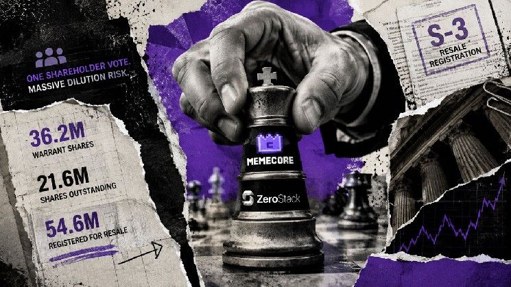 تصويت واحد يقرر مصير 1 مليار دولار: شراء عملة ميم يضاعف أسهم ZeroStack بنسبة 167%