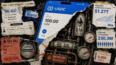 إيثيريوم وسولانا يستضيفان تريليونات بحجم التداول، لكن عملتيهما الأساسيتين تخاطران بفقدان الطلب الاستهلاكي المباشر