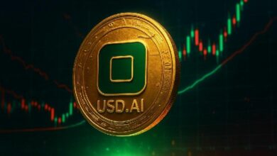 USD.AI crypto: عملة CHIP تحافظ على الاتجاه الصاعد بساعة، لكن مقاومة 0.04 دولار تلوح في الأفق